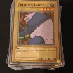 Konami Yu-Gi-Oh! TCG LOB Frenzied Panda 1st Edition Beast Card Lot - Image 1