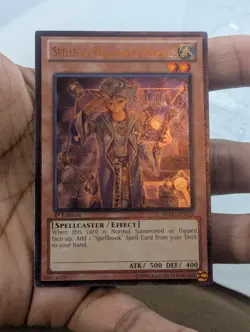 Spellbook Magician of Prophecy REDU-EN015 Ultimate Rare 1st LP - Image 2