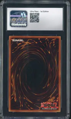 FOIL LINE ERROR CGC 10 1ST EDITION DARK MAGICIAN SDY-006 RARE STARTER DECK YUGI - Image 3