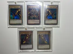 2020 Yugioh Lost Art PROMO Exodia Set LART-EN002 - LART-EN006 Full Complete Set - Image 1