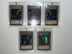 2020 Yugioh Lost Art PROMO Exodia Set LART-EN002 - LART-EN006 Full Complete Set - Image 2