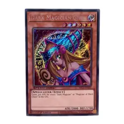 YuGiOh! Dark Magician Girl (Secret Rare) SBC1-ENA05 1st Edition NM Speed Duel - Image 1