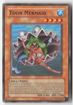 Yugioh - Toon Mermaid DB1-EN039 Unlimited - Dark Beginning 1 - Image 1