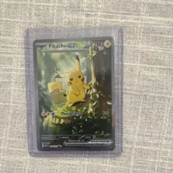 Pokemon TCG Pikachu EX 276/217 Holo Rare 200 HP ASC EN English Card - Image 3