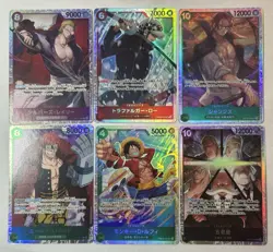 One Piece Japanese SR 6 Cards Lot - Image 1