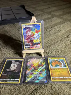 Pokemon TCG 4 Card Lot Braixen Duskull Alakazam EX Dragonite Holo Foil Full Art - Image 1