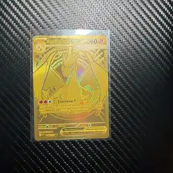 Mega Charizard Y EX No. 294/217 Ascended Heroes Pokemon Card Gold - Image 3
