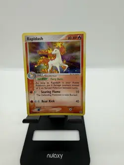 Pokemon TCG Rapidash Holo Rare Card 13/112 FireRed LeafGreen 2004 - Image 1