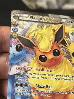 Flareon EX RC28/RC32 Generations Radiant Collection Full Art Pokemon TCG LP - Image 2