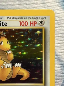 Dragonite 4/62 Holo 1st Edition Fossil Rare 1999 Vintage Chase Pokemon Card LP - Image 4