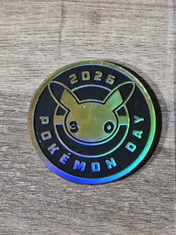 Pokemon Pikachu 2026 Pokemon Day Promo Card And Coin - Image 3