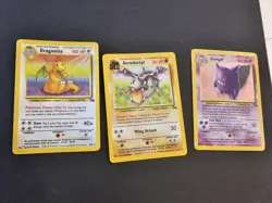1999 Pokemon Fossil Full Set 62/62 WOTC Cards 100% Complete MP- NM - Image 5