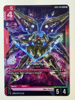 Gundam Card Game - Kshatriya (GD01-044) - Newtype Rising (GD01) - Image 1