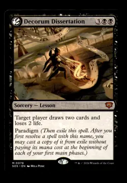 Decorum Dissertation 78 Mythic Secrets of Strixhaven Magic: The Gathering NM - Image 1