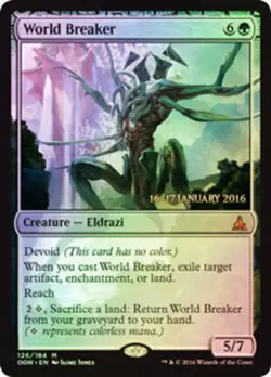 MTG World Breaker - Foil - Prerelease Promo, Prerelease & Release Promos, Modera - Image 1