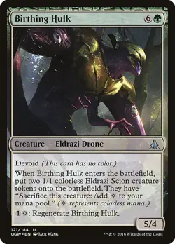 Birthing Hulk Foil Oath of the Gatewatch 121 NM MTG - Image 1