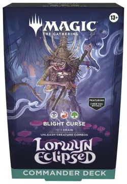 Lorwyn Eclipsed Commander Deck Blight Curse Magic The Gathering SEALED - Image 1