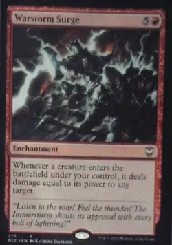 Warstorm Surge - Commander: Streets of New Capenna: #277, MTG Nm C278 - Image 1