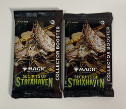 (2) Magic The Gathering Secrets of Strixhaven Collector Booster Packs - Sealed - Image 1