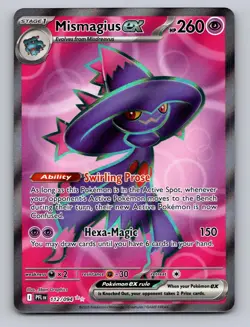 Mismagius ex 112/094 Ultra Rare Phantasmal Flames Pokemon Holo NM - Image 1