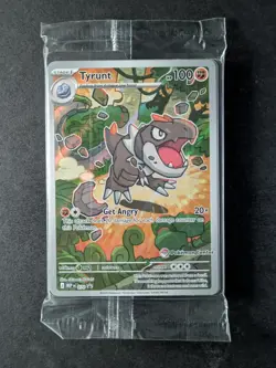 2025 Pokemon TYRUNT #070 MEP Black Star Promos Holo Full Art Sealed ENG - Image 1