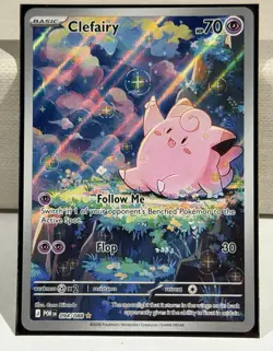 Pokemon TCG Mega Evolution Perfect Order - Clefairy Full Art Holo - Image 1