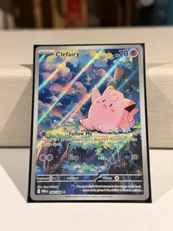 Pokemon TCG Mega Evolution Perfect Order - Clefairy Full Art Holo - Image 2