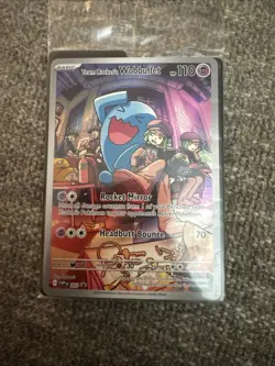 Pokemon TCG: Destined Rivals Team Rockets Wobbuffet Promo 203 SEALED - Image 1