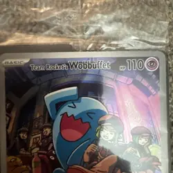 Pokemon TCG: Destined Rivals Team Rockets Wobbuffet Promo 203 SEALED - Image 3