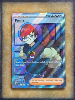 Pokemon Penny 239/198 SV01 Scarlet & Violet Full Art Ultra Rare NM - Image 1