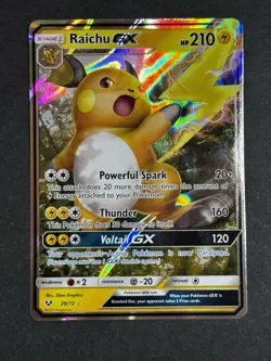 Raichu GX 29/73 Shining Legends Ultra Rare Pokemon TCG NM/Near Mint - Image 1