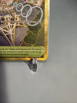 Pokemon Jamming Tower 243/182 Sv10: Destined Rivals Hyper Rare Full Art Gold NM - Image 4