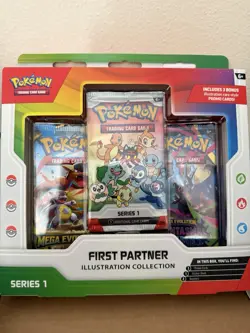 Pokemon TCG First Partner Illustration Collection Series 1 Promo Box English - Image 1