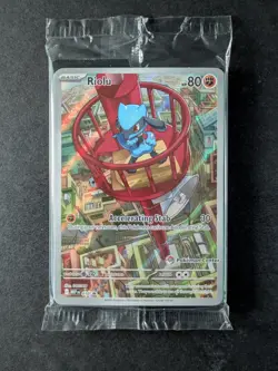 2025 Pokemon RIOLU #010 MEP Black Star Promos Holo Full Art Sealed ENG - Image 1