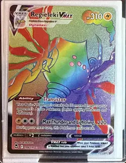Regieleki VMAX 198/195 Rainbow Rare Silver Tempest Pokemon NM/M SIT - Image 1
