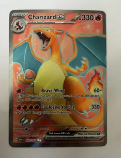 Charizard ex 183/165 SV: Scarlet & Violet 151 NM Pokemon - Image 1