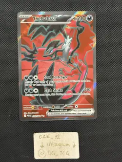 Pokemon Perfect Order - Yveltal Ex - 105/088 - Full Art Rare - MINT - Image 1