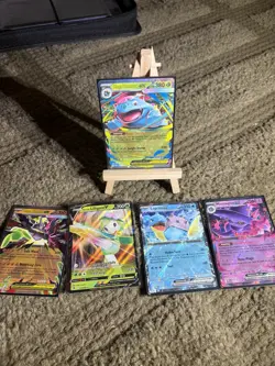 Pokemon Full Art Holo EX/V Lot of 5- Mega Venusaur, Zygarde, Lapras, Lilligant - Image 1