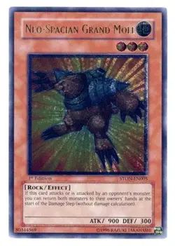Yugioh! LP Neo-Spacian Grand Mole - STON-EN005 - Ultimate Rare - 1st Edition Lig - Image 1