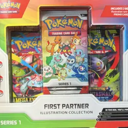 3 NEW🔥 Pokemon TCG First Partner Illustration Collection (FACT SEALED) Series1 - Image 3