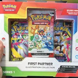 3 NEW🔥 Pokemon TCG First Partner Illustration Collection (FACT SEALED) Series1 - Image 4