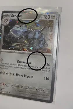 STEELIX 125/182 RARE COSMOS HOLOBLEED WITH 🌀 2X SWIRLS 🌀PARADOX RIFT POKEMON - Image 1