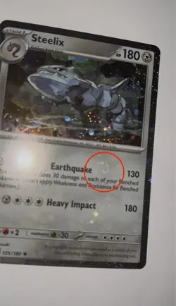 STEELIX 125/182 RARE COSMOS HOLOBLEED WITH 🌀 2X SWIRLS 🌀PARADOX RIFT POKEMON - Image 4