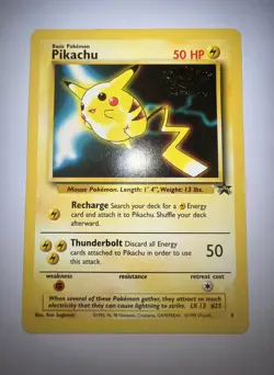 Pokemon Pikachu WB Movie Promo #4 NM Black Star Promo - Image 1