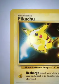Pokemon Pikachu WB Movie Promo #4 NM Black Star Promo - Image 3