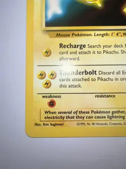 Pokemon Pikachu WB Movie Promo #4 NM Black Star Promo - Image 5