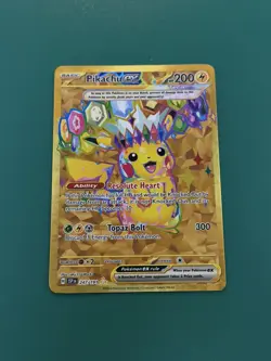 2024 Pokemon Surging Sparks Pikachu EX #247/191 Hyper Rare - Image 1