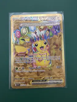 2024 Pokemon Surging Sparks Pikachu EX #247/191 Hyper Rare - Image 3