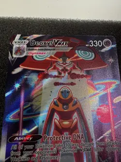 Pokemon TCG 2023 Deoxys VMAX GG45/GG70 Crown Zenith Galarian Gallery Holofoil - Image 3