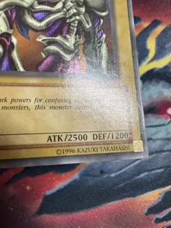 Yugioh! HP Summoned Skull - MRD-003 - Ultra Rare - 1st Edition Heavily Played, E - Image 4